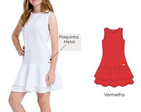 Vestido juv regata