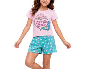 Conjunto inf manga curta