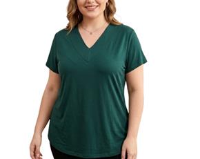 Blusa ad extrag manga curt