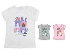 Blusa inf manga curta