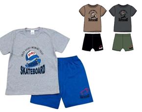 Conjunto juv manga curta