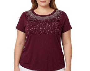 Blusa ad extrag manga curt
