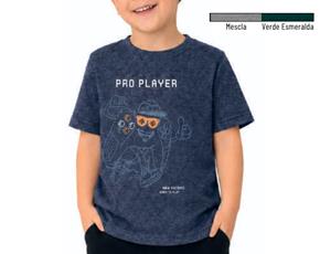 Camiseta inf manga curta