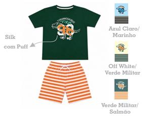 Conjunto inf manga curta