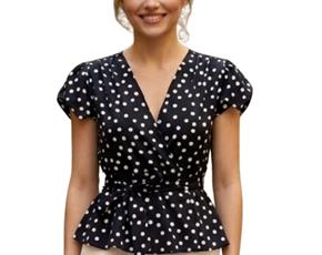 Blusa ad manga curta