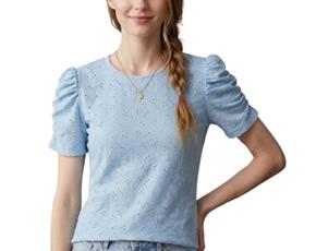 Blusa ad manga curta