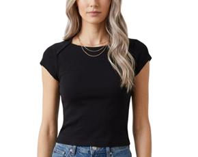 Blusa ad manga curta