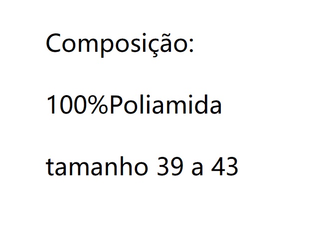 Meia Centopé Adulto Poliamida Social