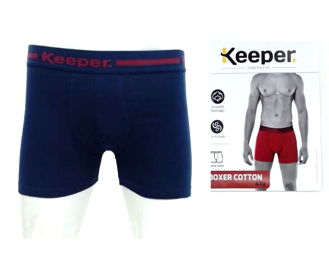 Cueca-boxer Keeper Adulto Masculino Cotton Elástico Personalizado
