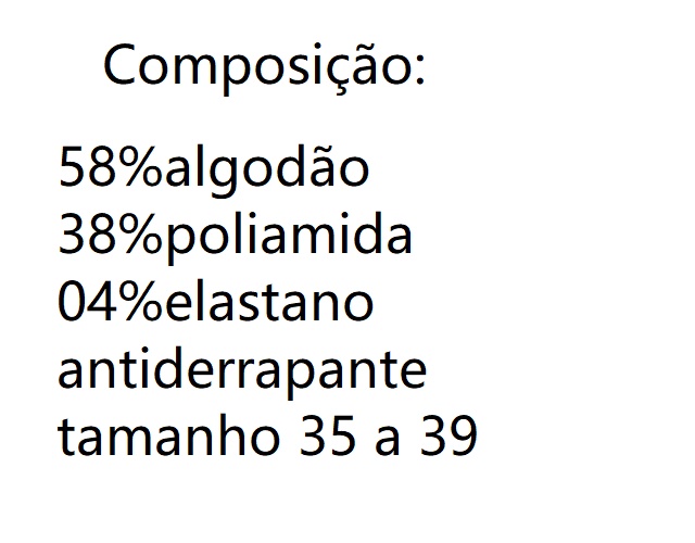 Meia Centopé Adulto  Algodão Sapatilha Pilates