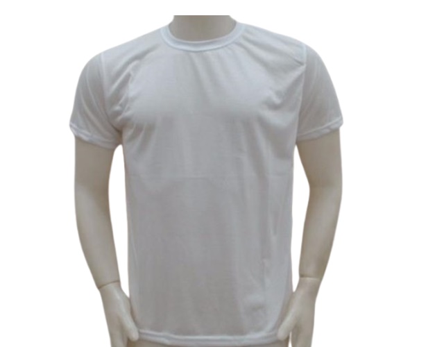 Camiseta Alfadez Adulto Manga Curta Malha Pv Branca
