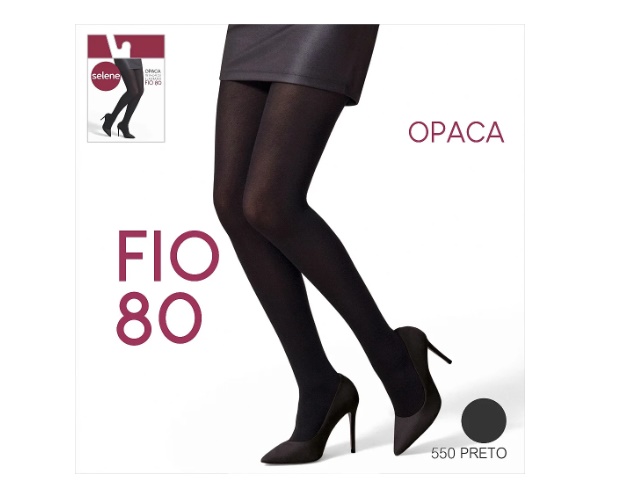 Meia-calça Selene Adulto Opaca Fio 80