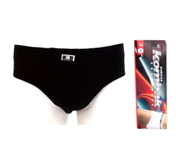 Cueca Kombak Adulto Algodão (c/3)