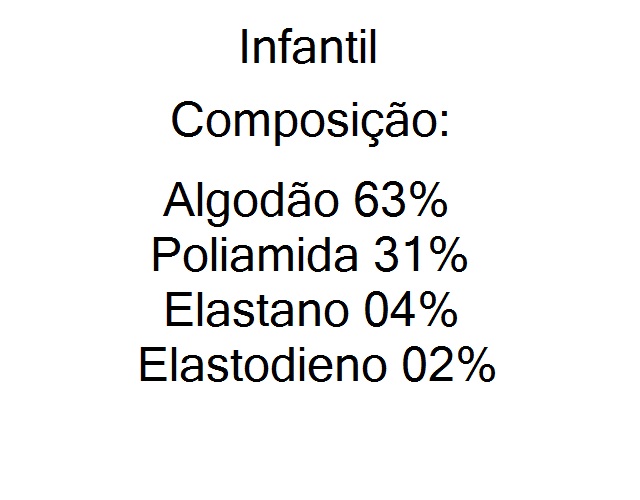 Meia Brando Infantil Algodão Unissex Sortida (c/3)