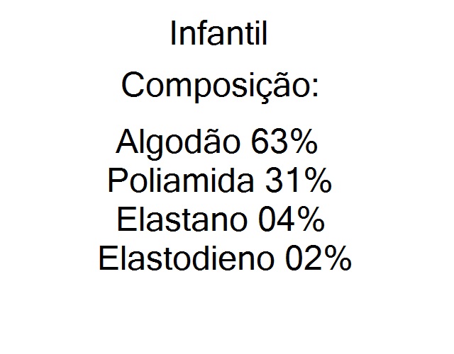 Meia Brando Inf Alg Unissex Sortida (c/3)