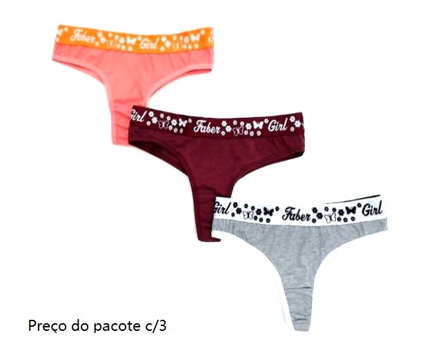Tanga Faber Adulto Cotton Fio-dental (c/3)