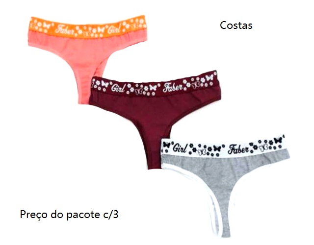 Tanga Faber Adulto Cotton Fio-dental (c/3)