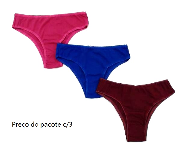 Tanga Faber Adulto Cotton Sortida (c/3)