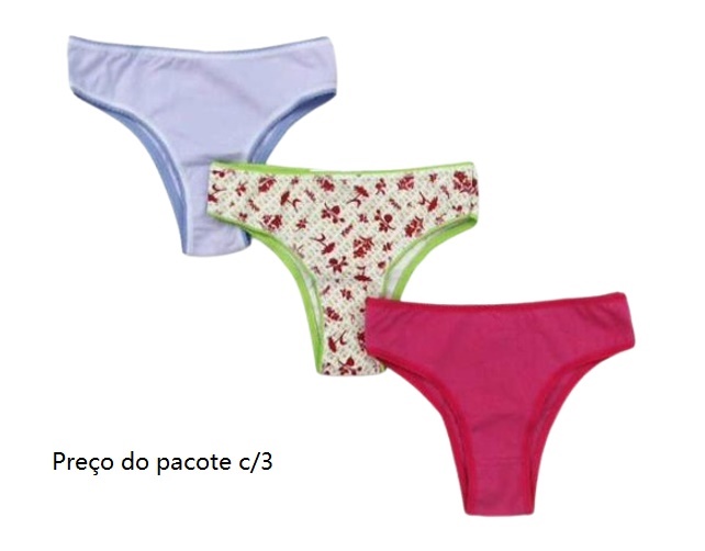 Tanga Faber Adulto Cotton Sortida (c/3)