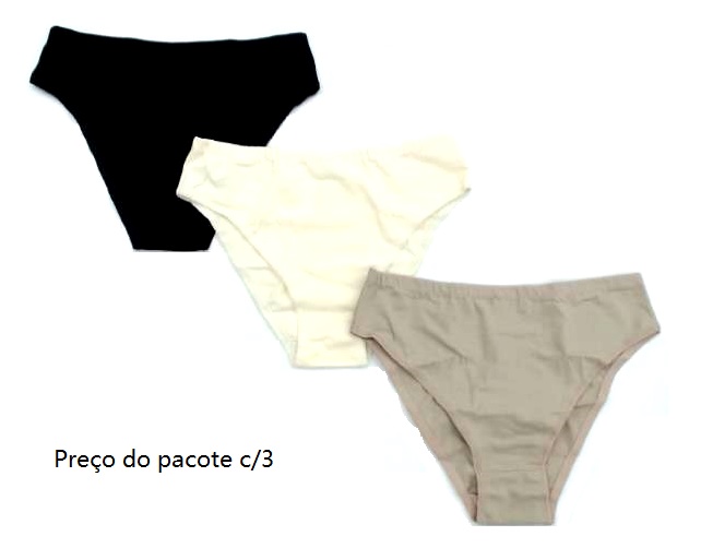Tangão Lutestil Adulto Extra Grande Cotton (c/3)