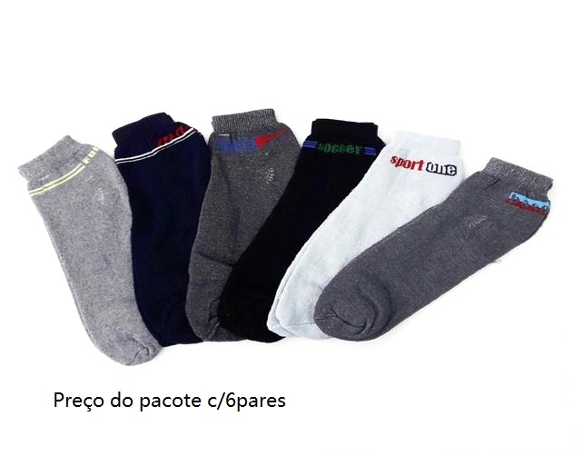 Meia Magic Adulto Algodão Sapatilha (c/6)