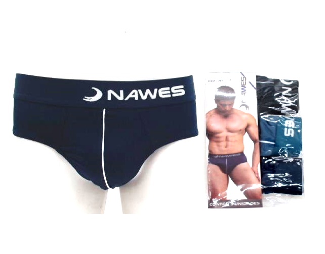 Cueca Nawes Adulto Microfibra (c/3)