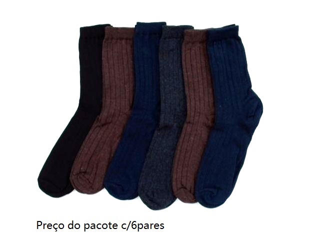 Meia Magic Adulto  Social Algodão (c/6)
