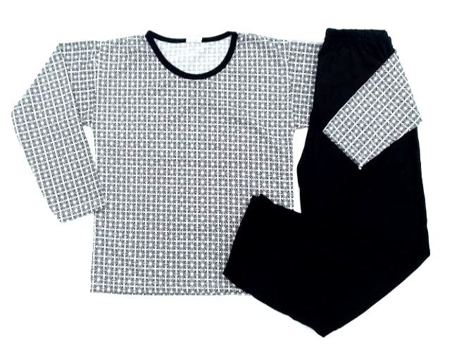 Pijama Jucatel Juvenil  Manga Longa Malha Pv