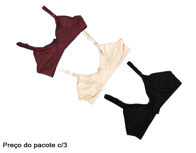 Soutien Daydbelle Adulto Extra Grande Poliamida Amamentação C/3