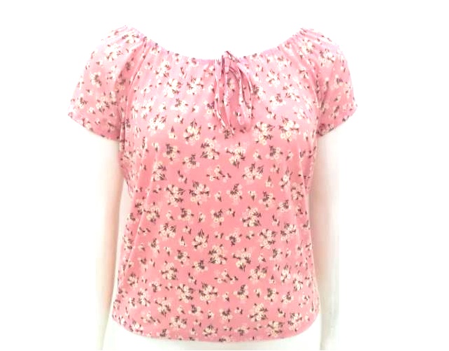 Blusa Minegirl Adulto Extra Grande Manga Curta Liganete Ciganinha