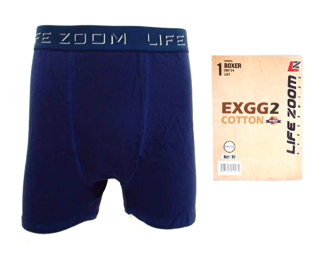 Cueca-boxer Lifezoom Adulto Extra Grande Cotton Elástico Personalizado