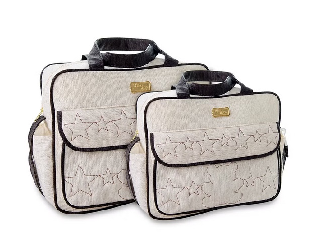 Kit-sacola Mavebaby Bebe Unissex Courino 2pçs