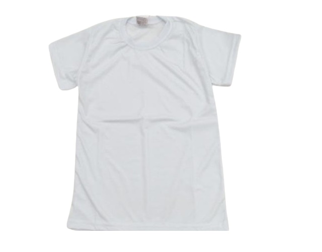 Camiseta Pontodacamiseta Juvenil Manga Curta Malha Pv Branca