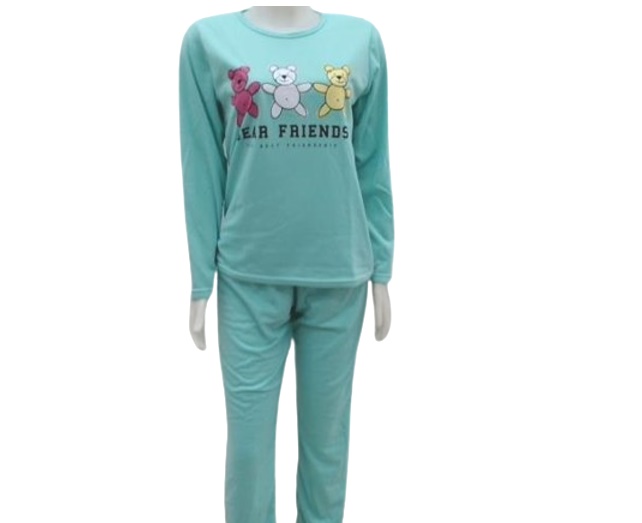 Pijama Jucatel Adulto Manga Longa Moletom