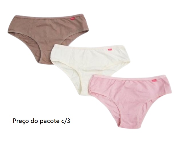 Tangão Kellynha Adulto Extra Grande Cotton (c/3)