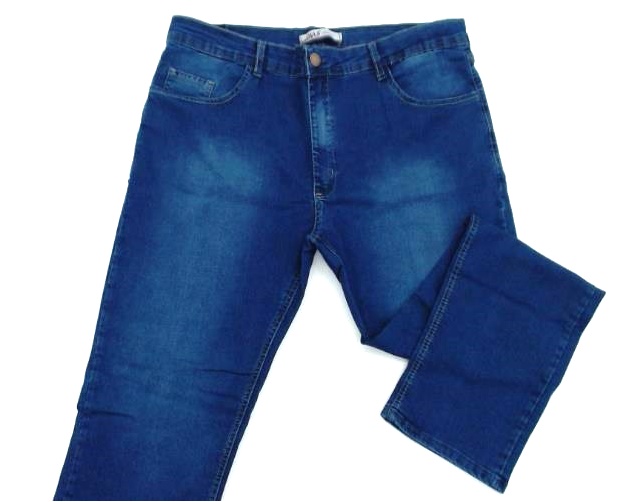 Calça Makgobes Adulto Extra Grande Jeans Lycra