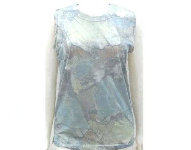 Blusa Paola Adulto Extra Grande Regata Malha Pv