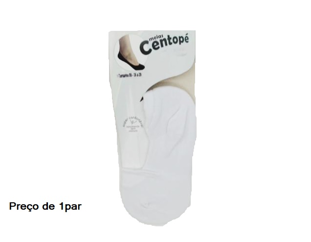 Meia Centopé Adulto  Algodão Sapatilha Invisível