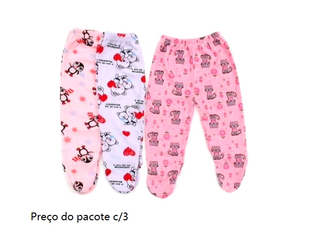 Mijão Littlebaby Bebe Malha Canelada (c/3)