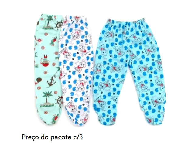 Mijão Littlebaby Bebe Malha Canelada (c/3)