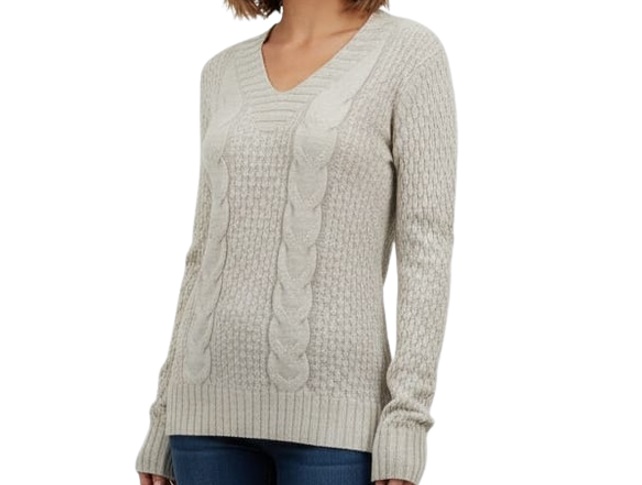 Blusa Oliveira Adulto Feminina Lã Decote V