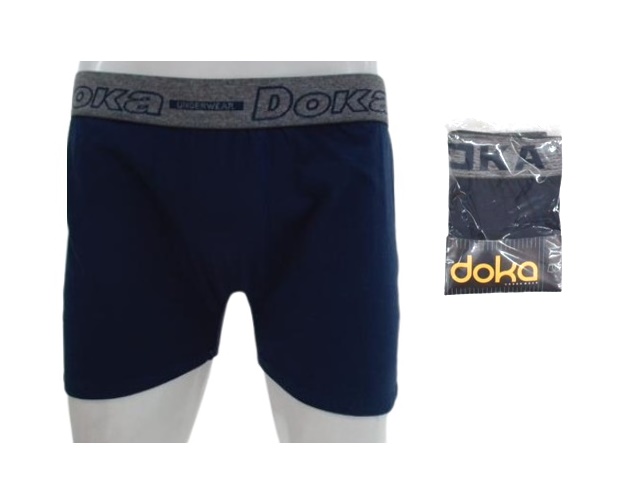 Cueca-boxer Doka Adulto Extra Grande Cotton Elástico Personalizado