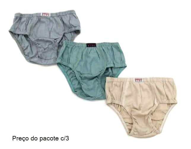 Cueca Xandoka Infantil Algodão (c/3)
