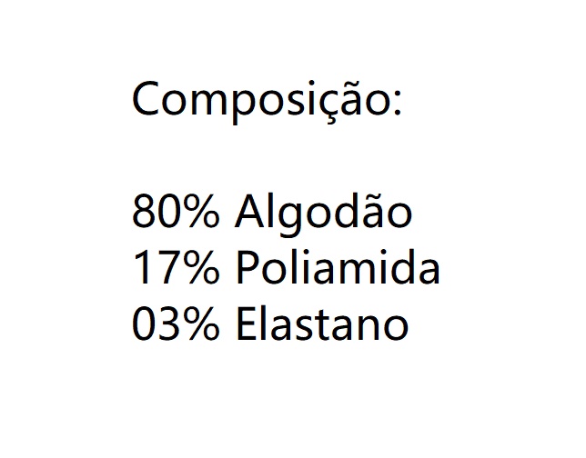 Meia Centopé Recém-nascido Unissex Algodão (c/3)