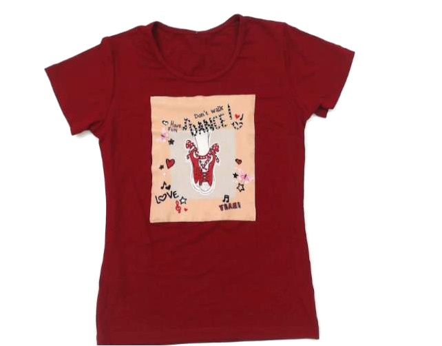 Blusa Inconsequent Juvenil Manga Curta Viscolycra