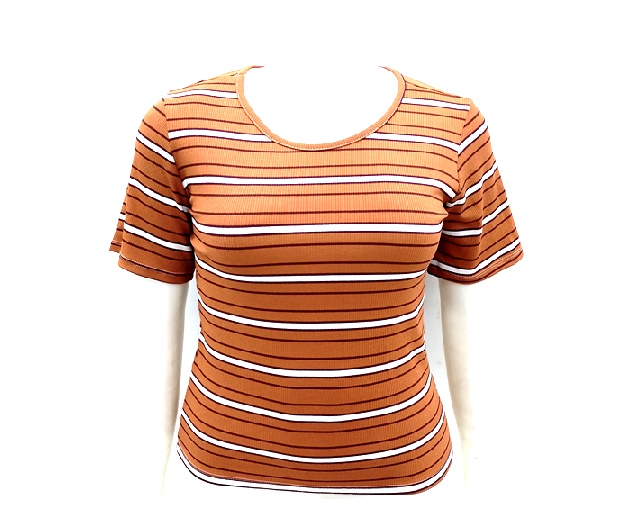 Blusa Exportline Adulto Extra Grande  Manga Curta Malha Canelada