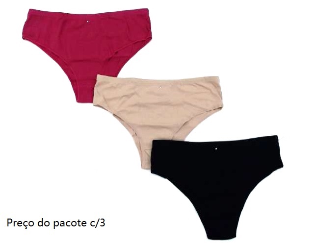 Tangão Lutestil Adulto Cotton (c/3)