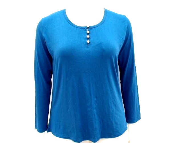 Blusa Vestbem Ad Exg Fem M/l Viscol Botões