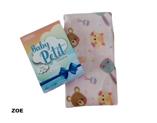 Cobertor Etruria Bebe Antialérgico 0,90x1,10m