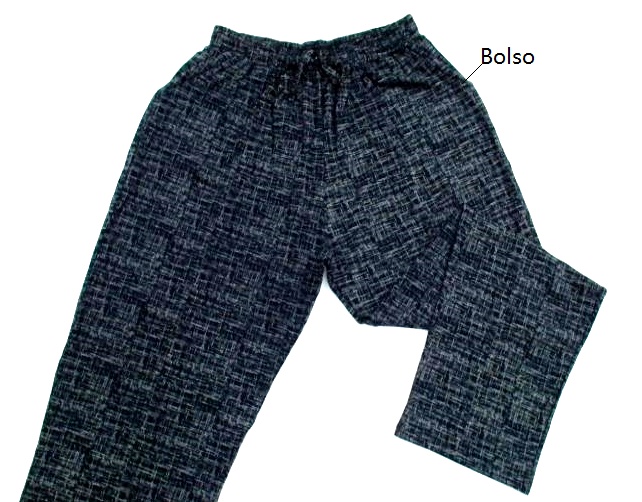 Calça Exportline Adulto Extra Grande  Viscolycra 2bolsos